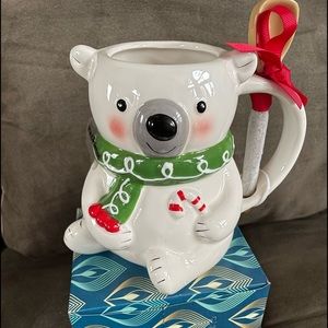 Pilot bear Christmas mug